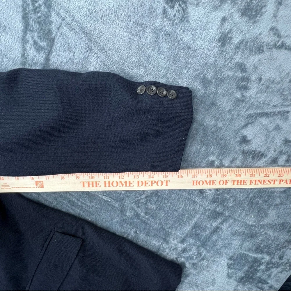 Ralph Lauren 40R Men's Black‎ Blazer Sport Coat Jacket 100% Wool 3 Button